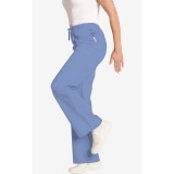 *FINAL SALE 302P Ceil Blue MOBB Bell Bottom Scrub Pant