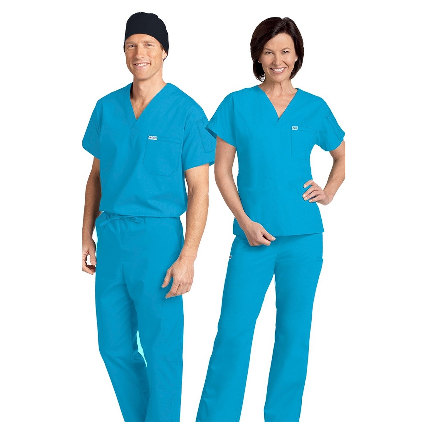 *FINAL SALE 306/306 AQUA MOBB Classic Scrub Set - Two Piece (Top & Pant)