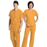 *FINAL SALE 306/306 Golden Yellow MOBB Classic Scrub Set - Two Piece (Top & Pant)