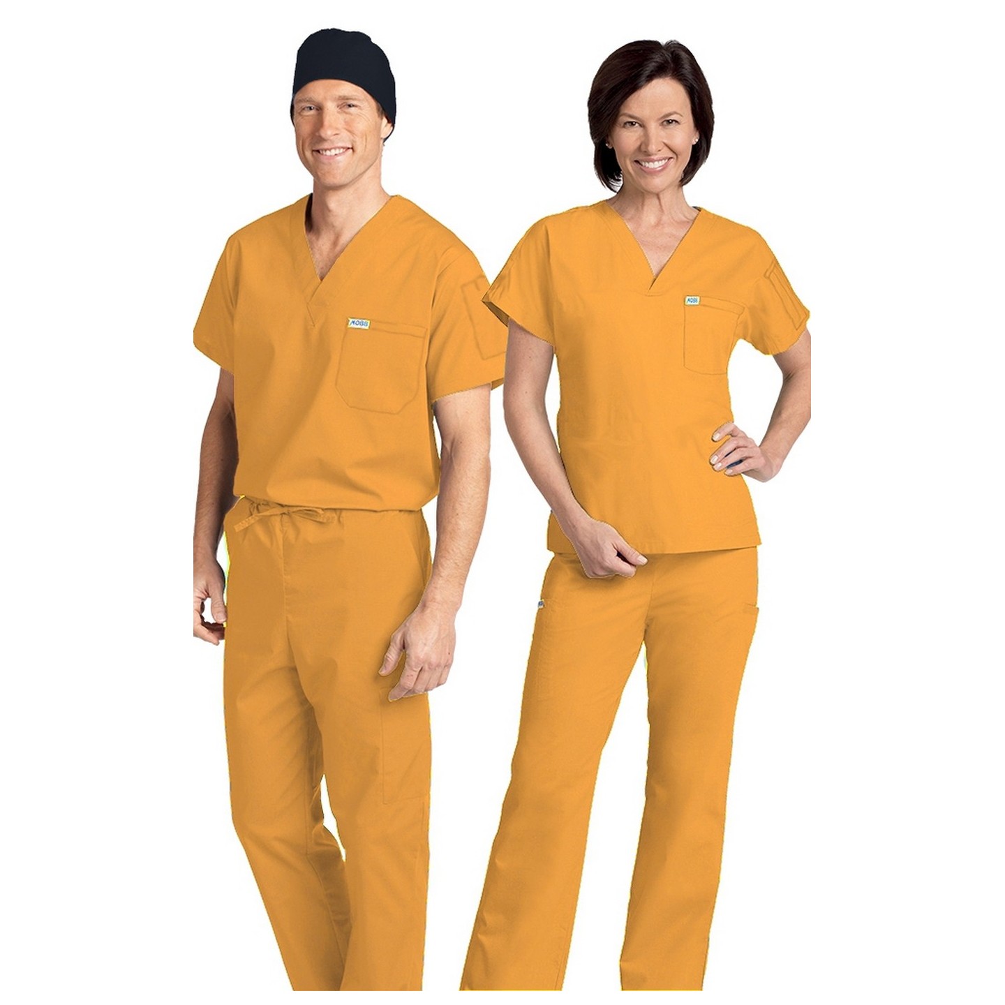 *FINAL SALE 306/306 Golden Yellow MOBB Classic Scrub Set - Two Piece (Top & Pant)