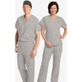 *FINAL SALE 306/306 GREY MOBB Classic Scrub Set - Two Piece (Top & Pant)