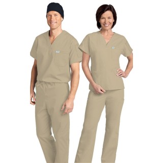 *FINAL SALE 306/306 KHAKI MOBB Classic Scrub Set - Two Piece (Top & Pant)