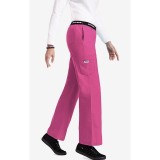 MOBB 323/312 Dusty Rose/Black Two Piece Criss Cross Flip Flap Scrub Set