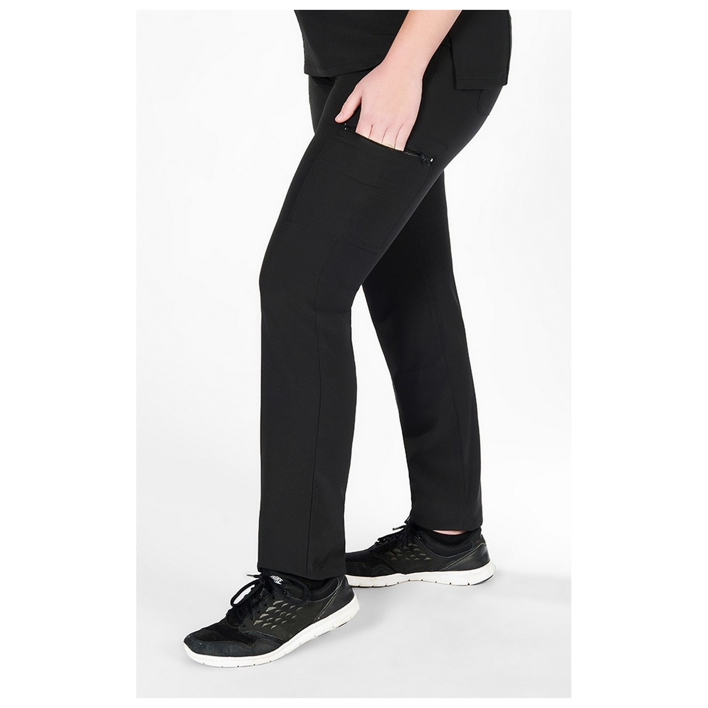 P8013 The Elinor - Ridiculously Soft Mentality by MOBB - Slim Fit Pant With Elastic Drawstring 