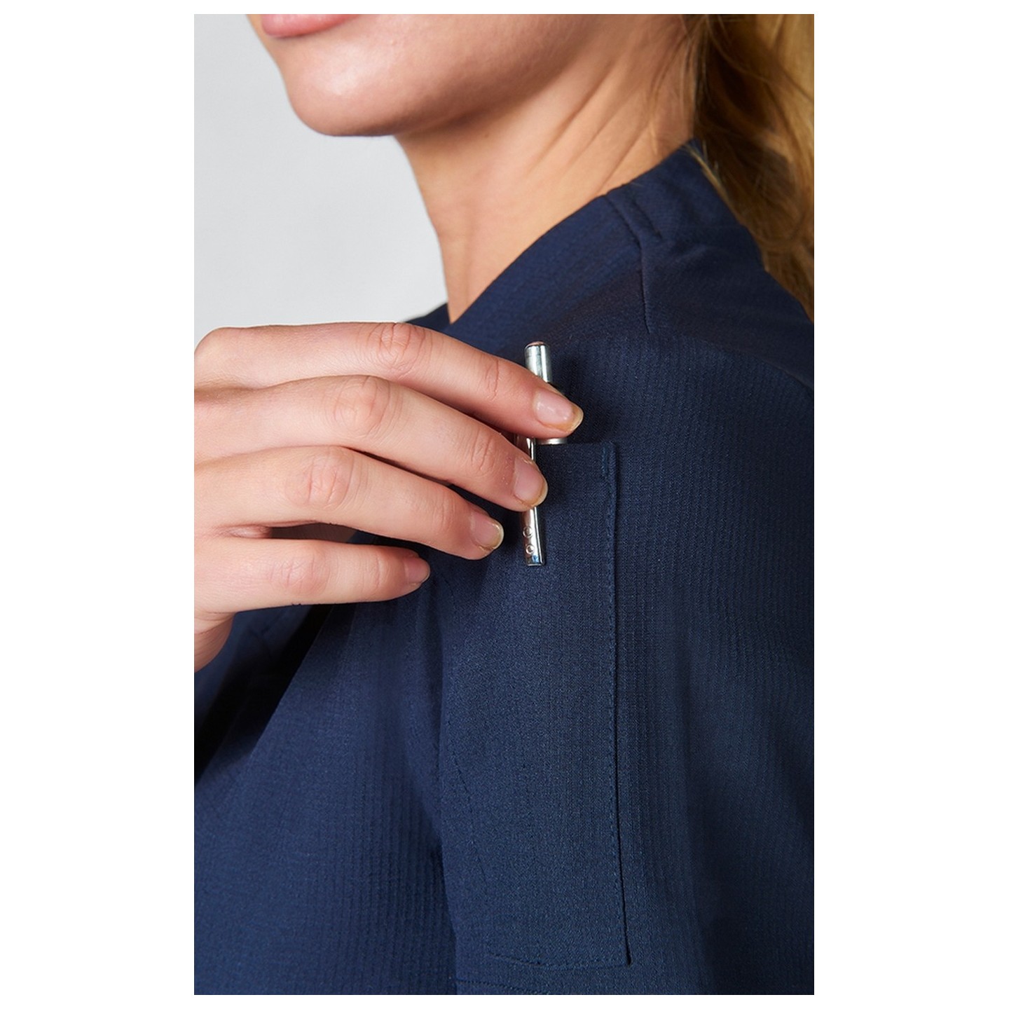 T8010 The DeeDee - Ridiculously Soft Mentality by MOBB - V-neck Top With Three Pockets