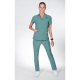 T8010 The DeeDee - Ridiculously Soft Mentality by MOBB - V-neck Top With Three Pockets