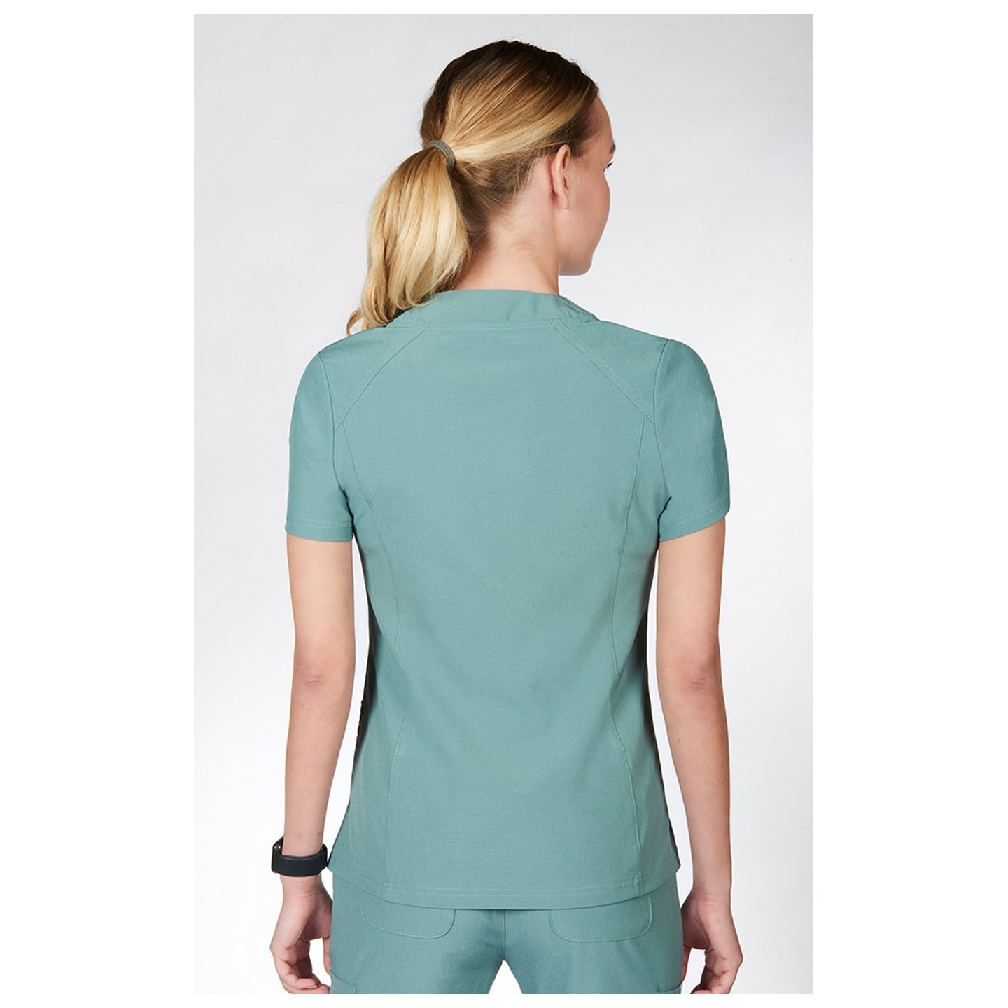 T8010 The DeeDee - Ridiculously Soft Mentality by MOBB - V-neck Top With Three Pockets