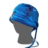 GTCP Zinnia Stretch Scrub Caps - Impression: Blue Butterflies