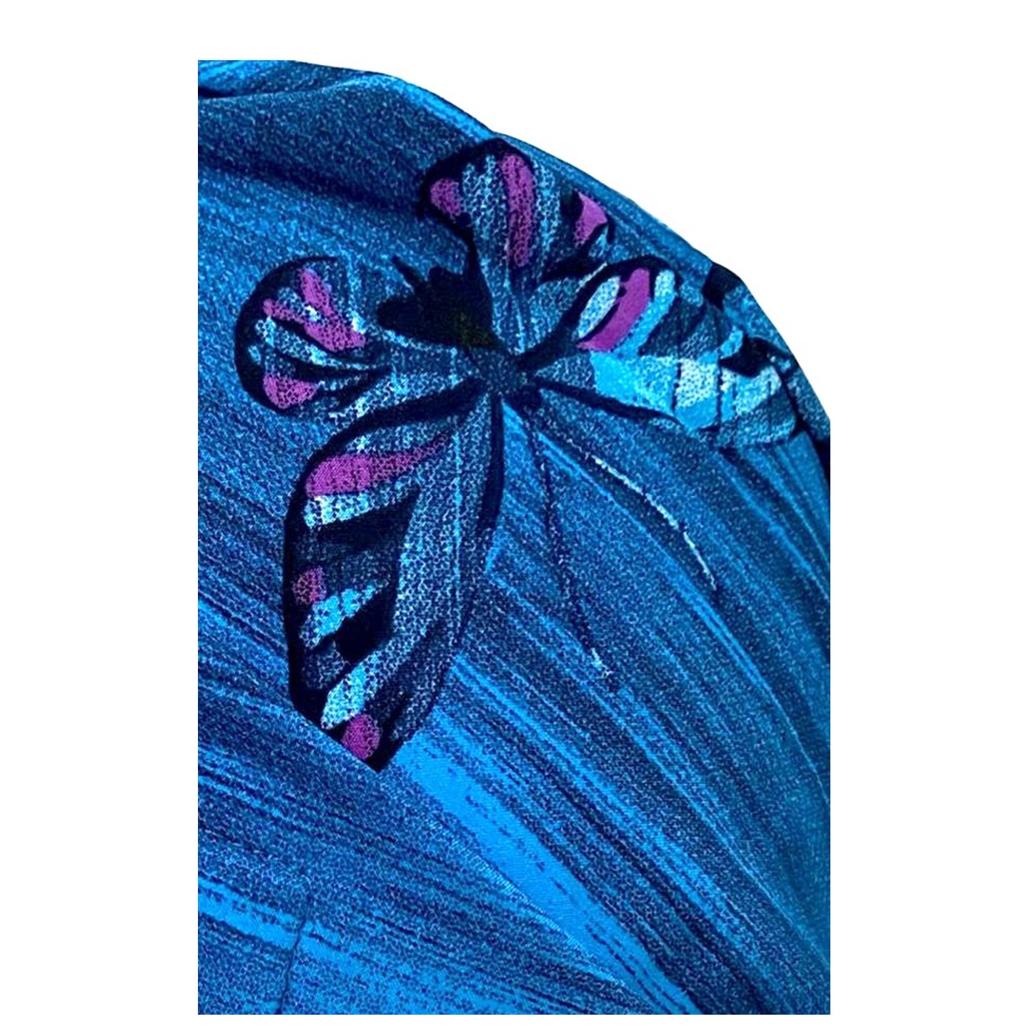 GTCP Zinnia Stretch Scrub Caps - Impression: Blue Butterflies