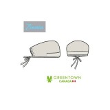 GTCP Zinnia Stretch Scrub Caps - Impression: Blue Butterflies