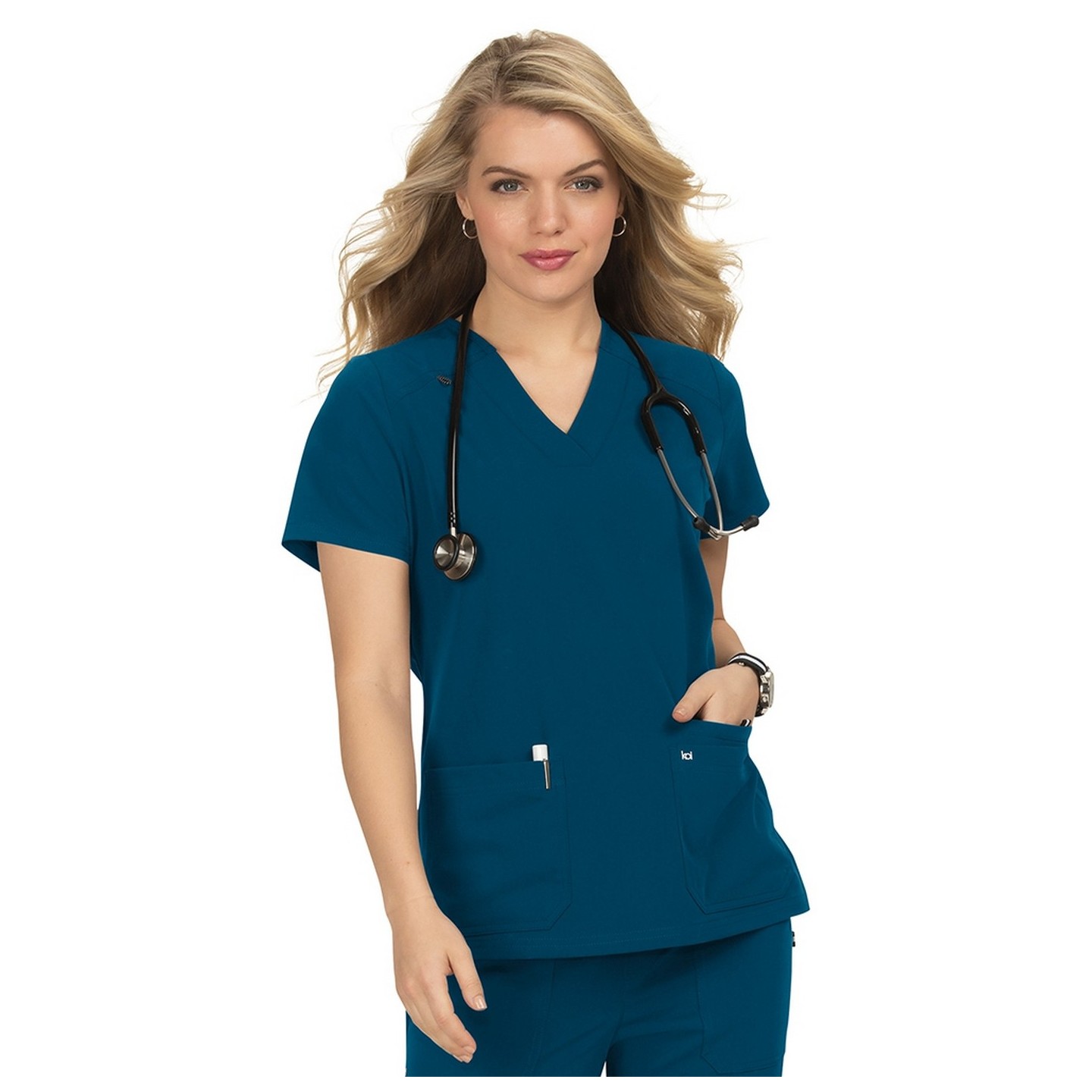 1019 koi Next Gen Hustle and Heart 3 Pocket Scrub Top
