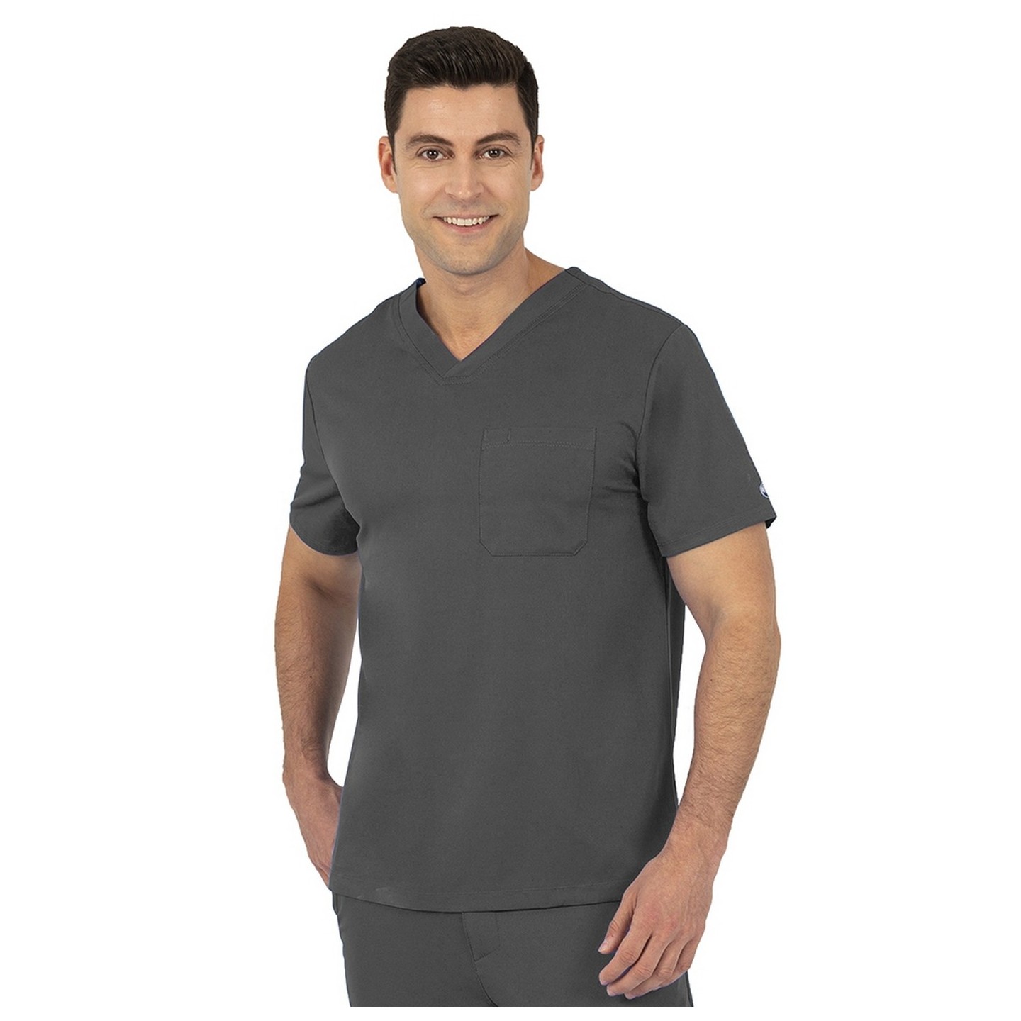 2591 Healing Hands Men's One Pocket V-Neck Mason Top
