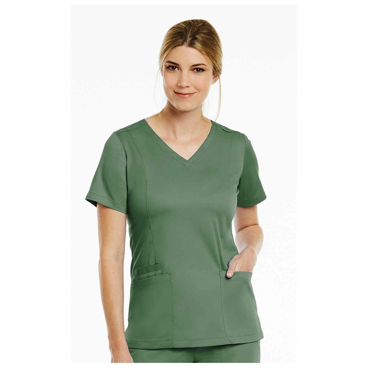 3501 Matrix Both Side V-Neck Top - Maevn