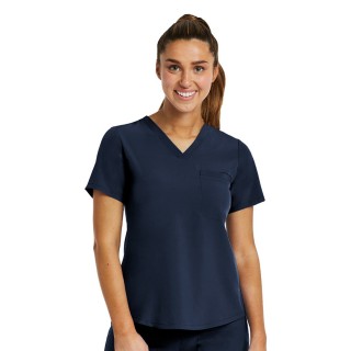 4530 [Matrix Impulse] Women's V-Neck Tuck In Top