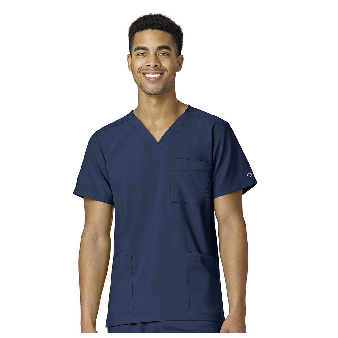 6855 W123 by WonderWink Unisex 4-Pocket Utility Top (Men's View)