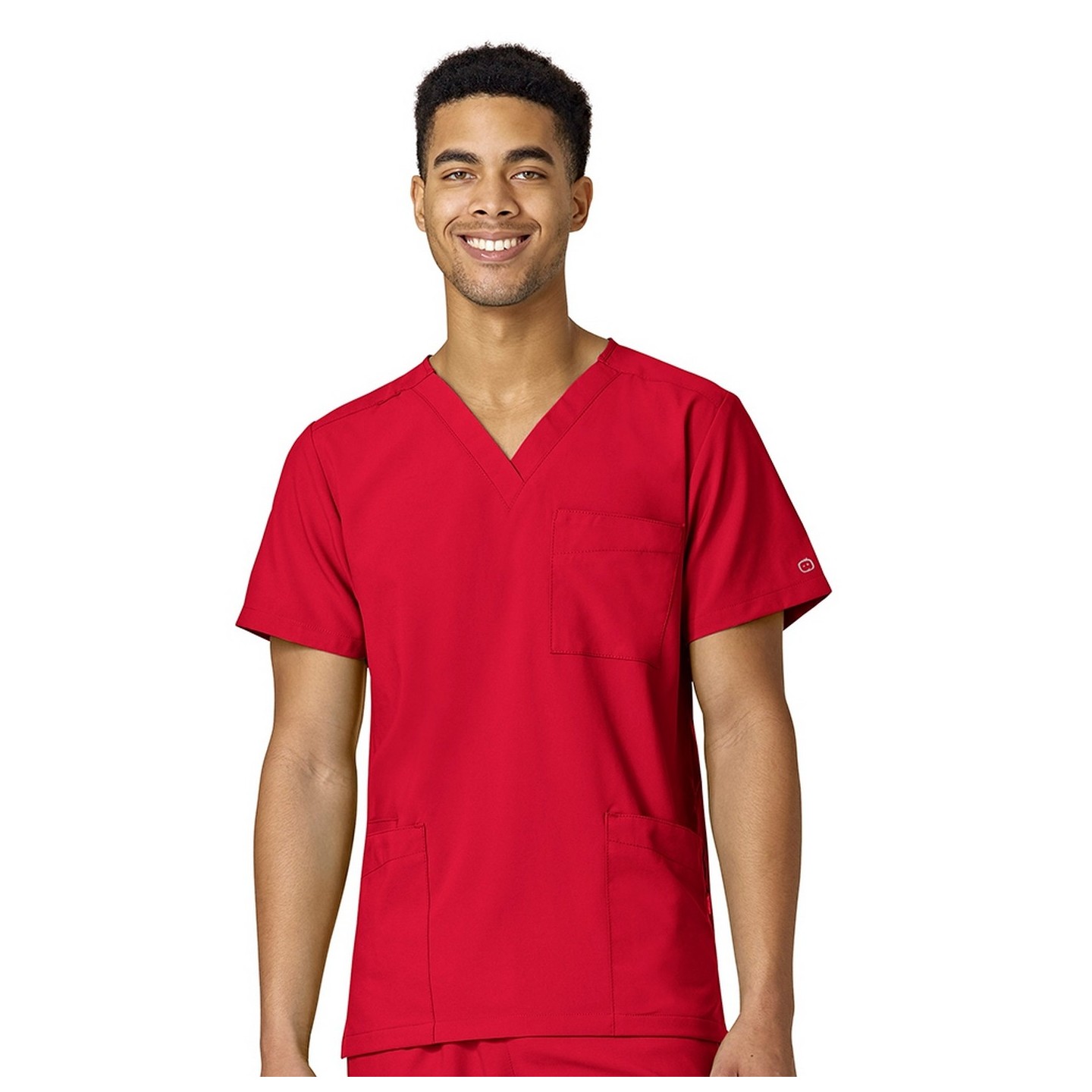 6855 W123 by WonderWink Unisex 4-Pocket Utility Top (Men's View)