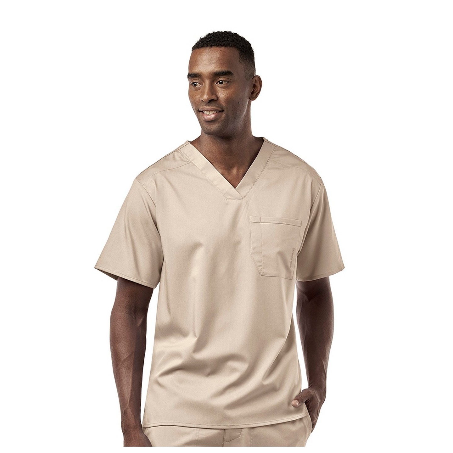 6619 WonderWink PRO Men's V-Neck Top