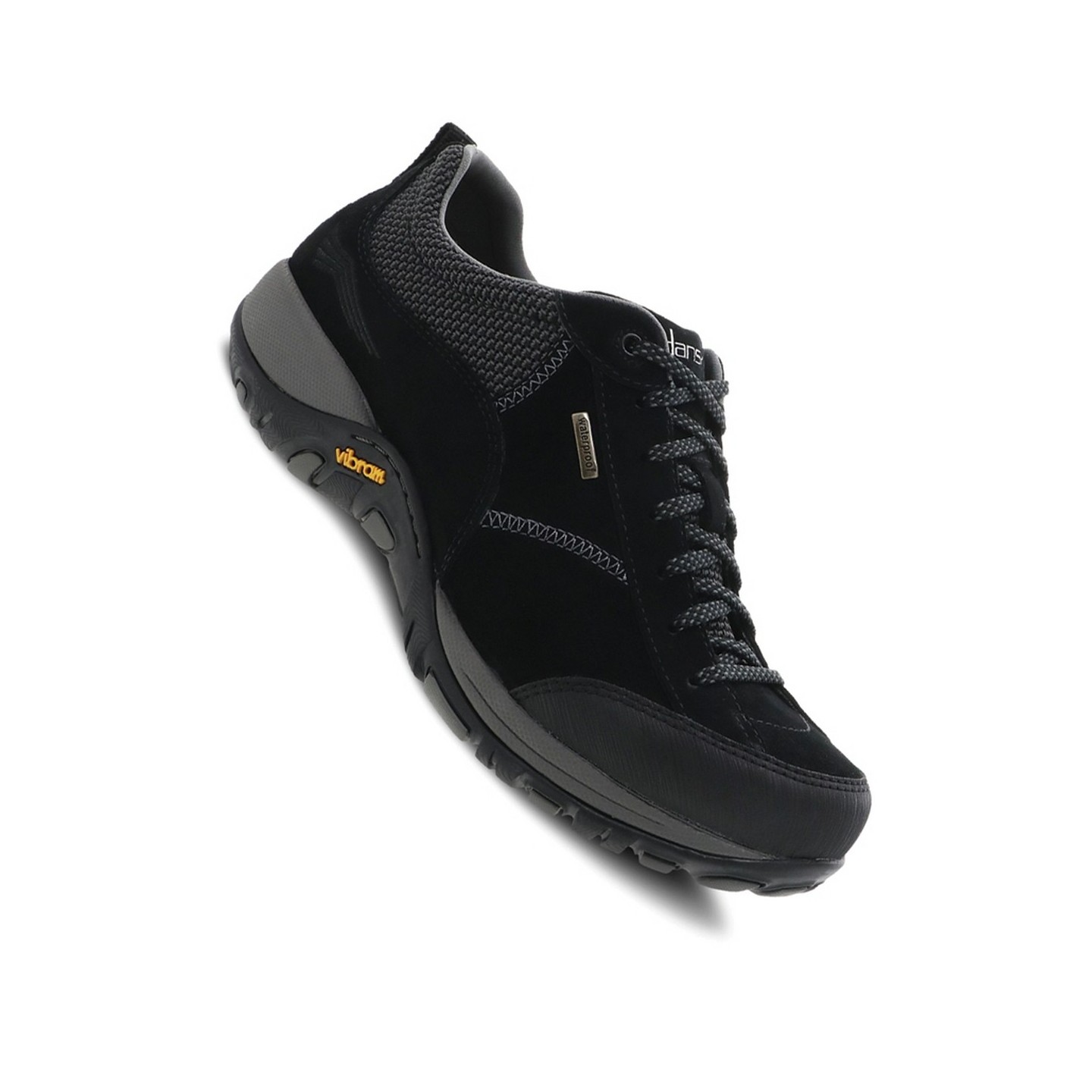 WIDE Paisley Black/Black Suede by Dansko - Slip Resistant Shoes