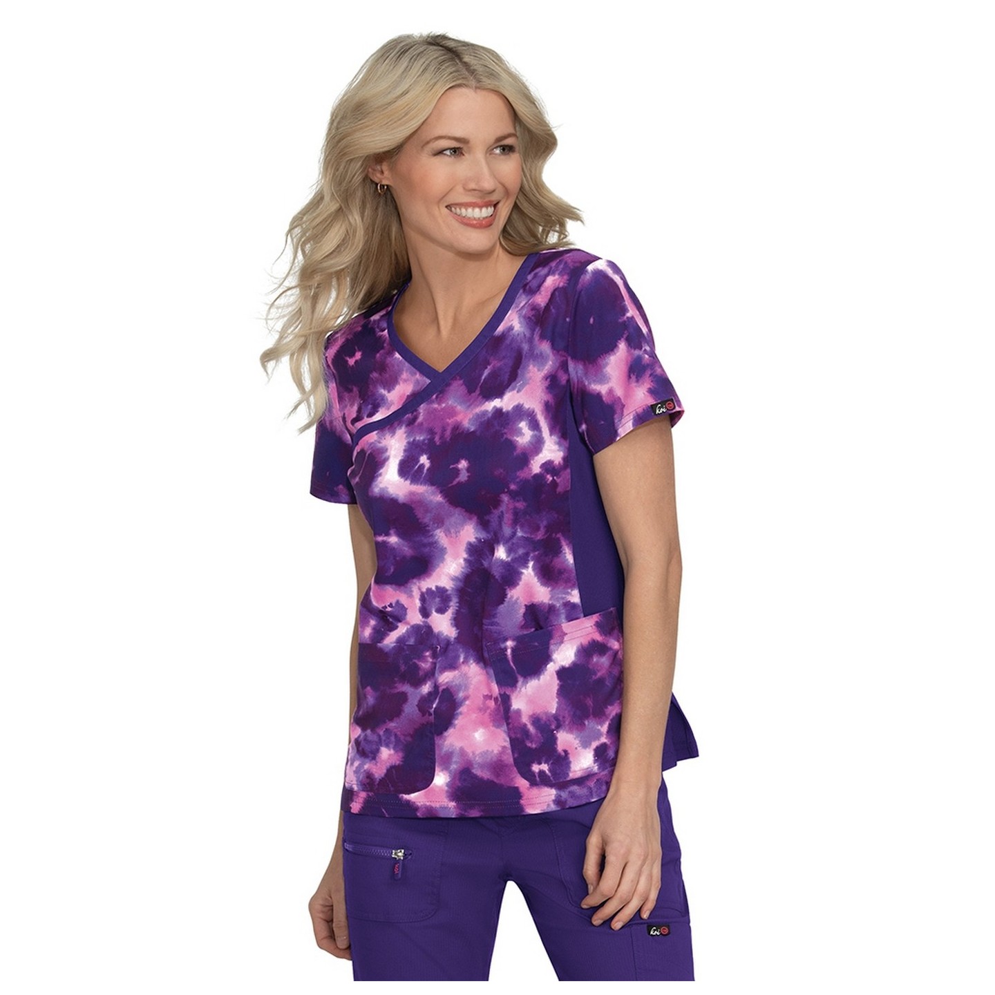 385PR koi Raquel Print Top - Autumn Foliage