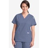 MOBB Classic 3 Pocket Scrub Top - Postman Blue (PS)
