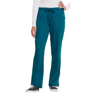 9560 Rebecca HH Works by Healing Hands 6 Pocket Drawstring Waist Straight Leg Cargo Scrub Pants
