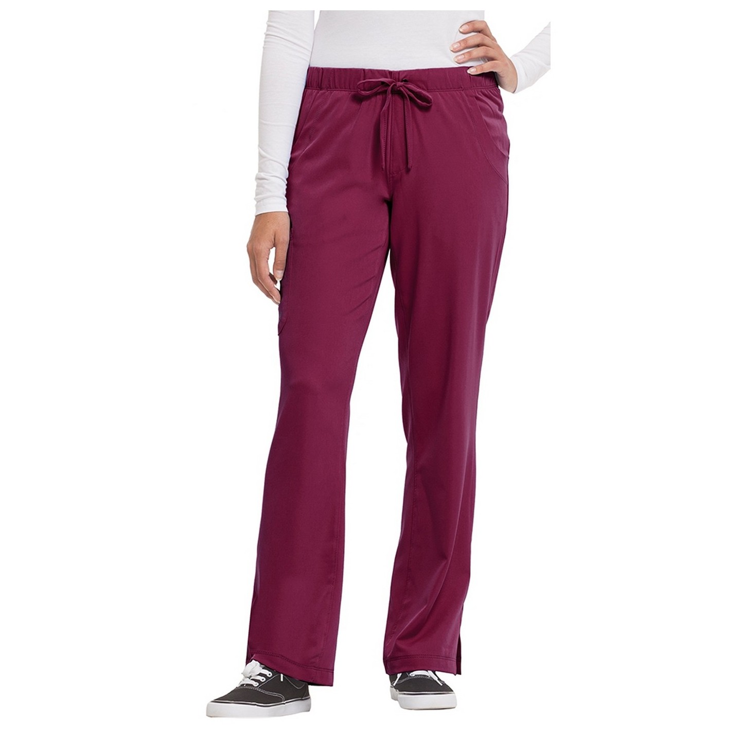 9560 Rebecca HH Works by Healing Hands 6 Pocket Drawstring Waist Straight Leg Cargo Scrub Pants