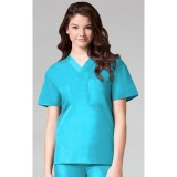 1006 Maevn CORE – Haut V-cou unisexe - Lake Blue