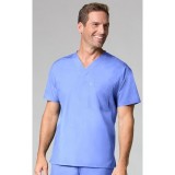 1006 Maevn CORE - Unisex V-Neck Top - Men's View - Ceil Blue