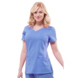 2245 Healing Hands Scrubs Purple Label Yoga Juliet Top