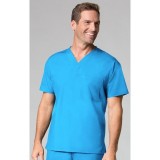 1006 Maevn CORE - Unisex V-Neck Top - Men's View - Malibu Blue