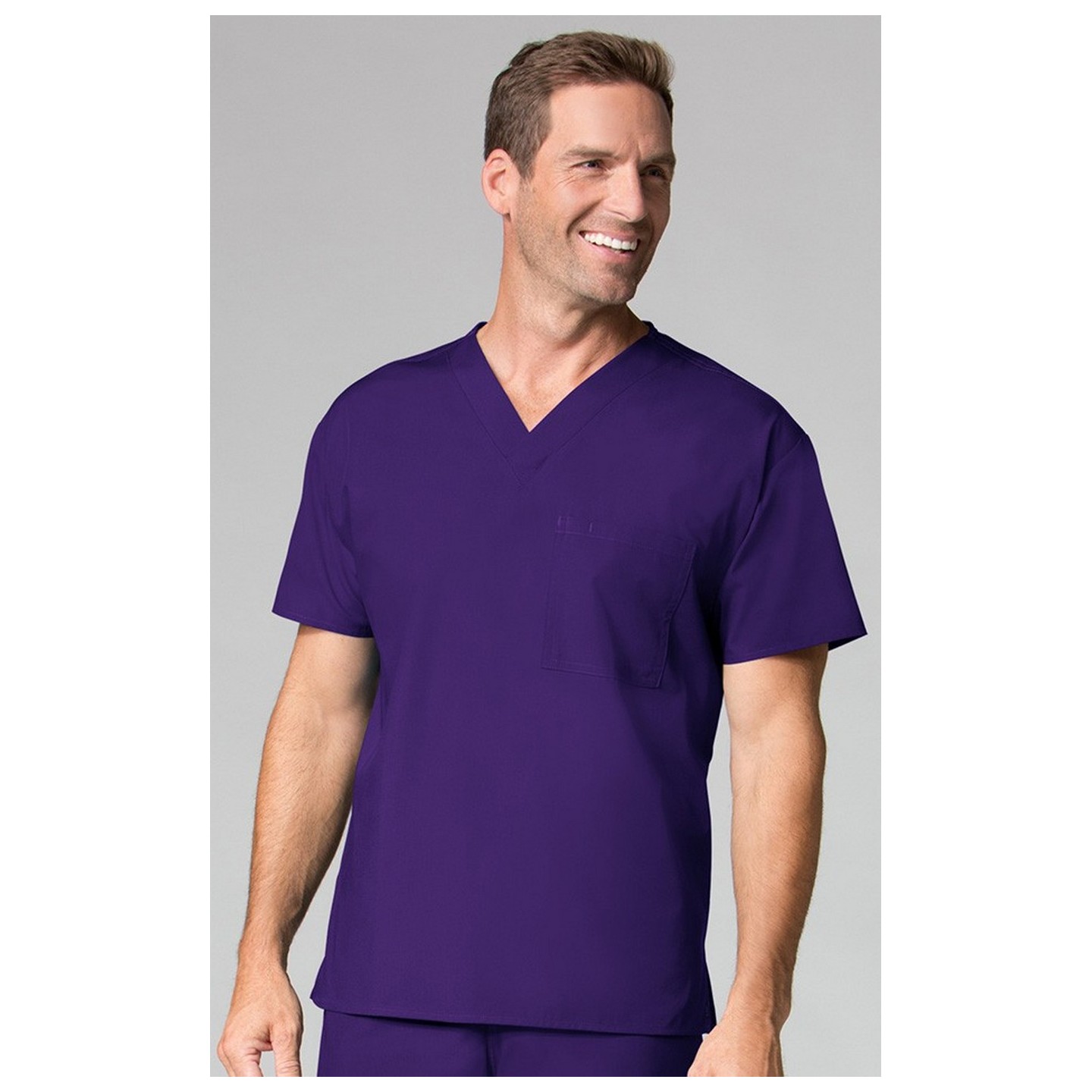 1006 Maevn CORE - Unisex V-Neck Top - Men's View - Purple