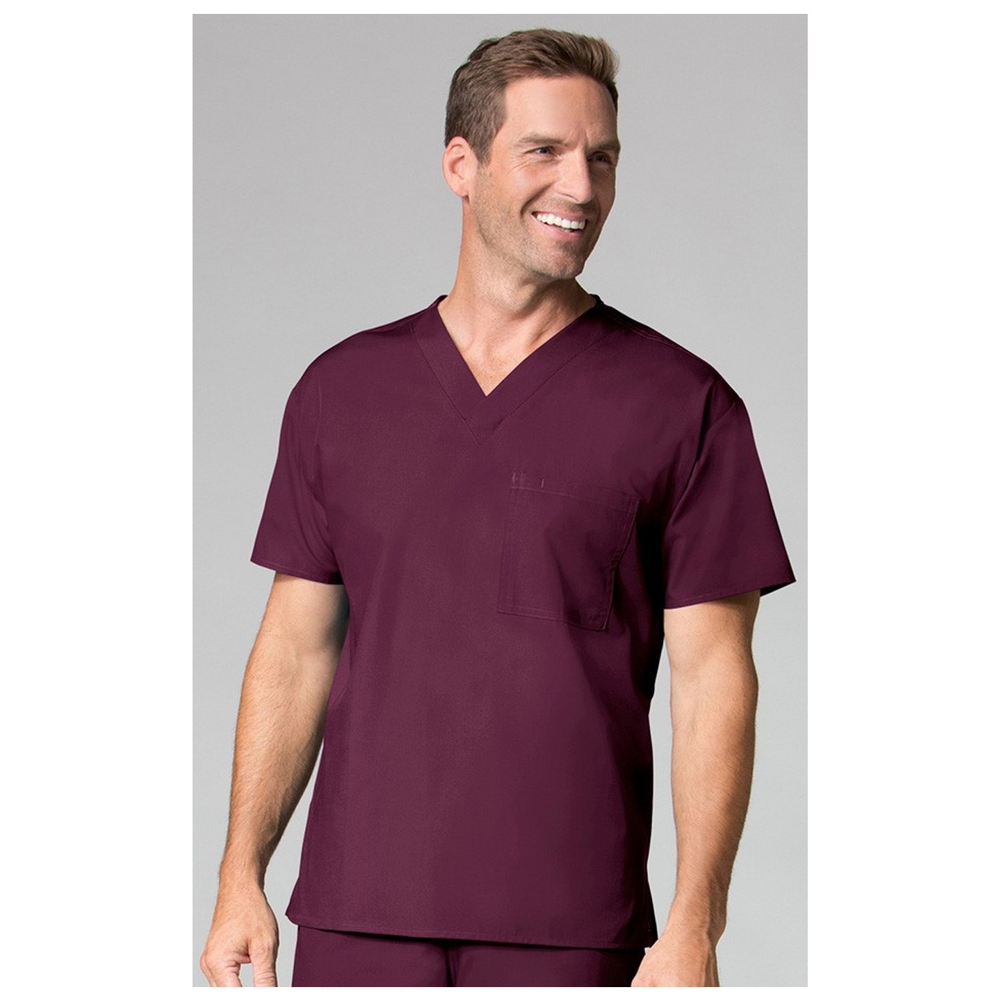 1006 Maevn CORE - Unisex V-Neck Top - Men's View - Wine