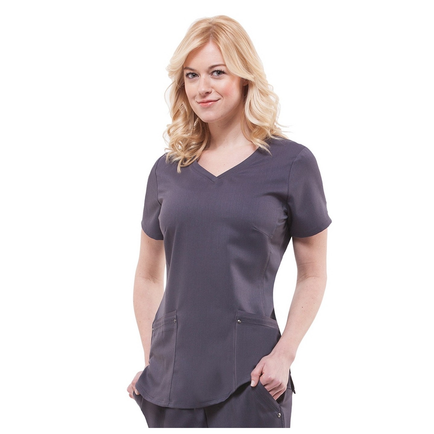 2245 Healing Hands Scrubs Purple Label Yoga Juliet Top