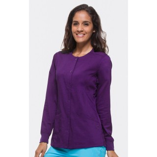 5063 Healing Hands Purple Label Daisy Scrub Jackets With Cell Phone Pocket