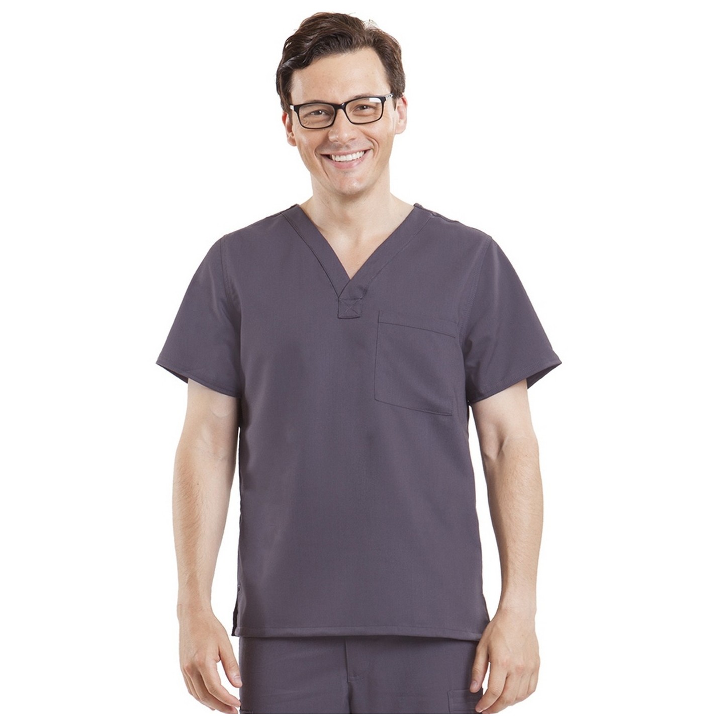 2223 Healing Hands Scrubs Blue Label Men's James V-Neck Top