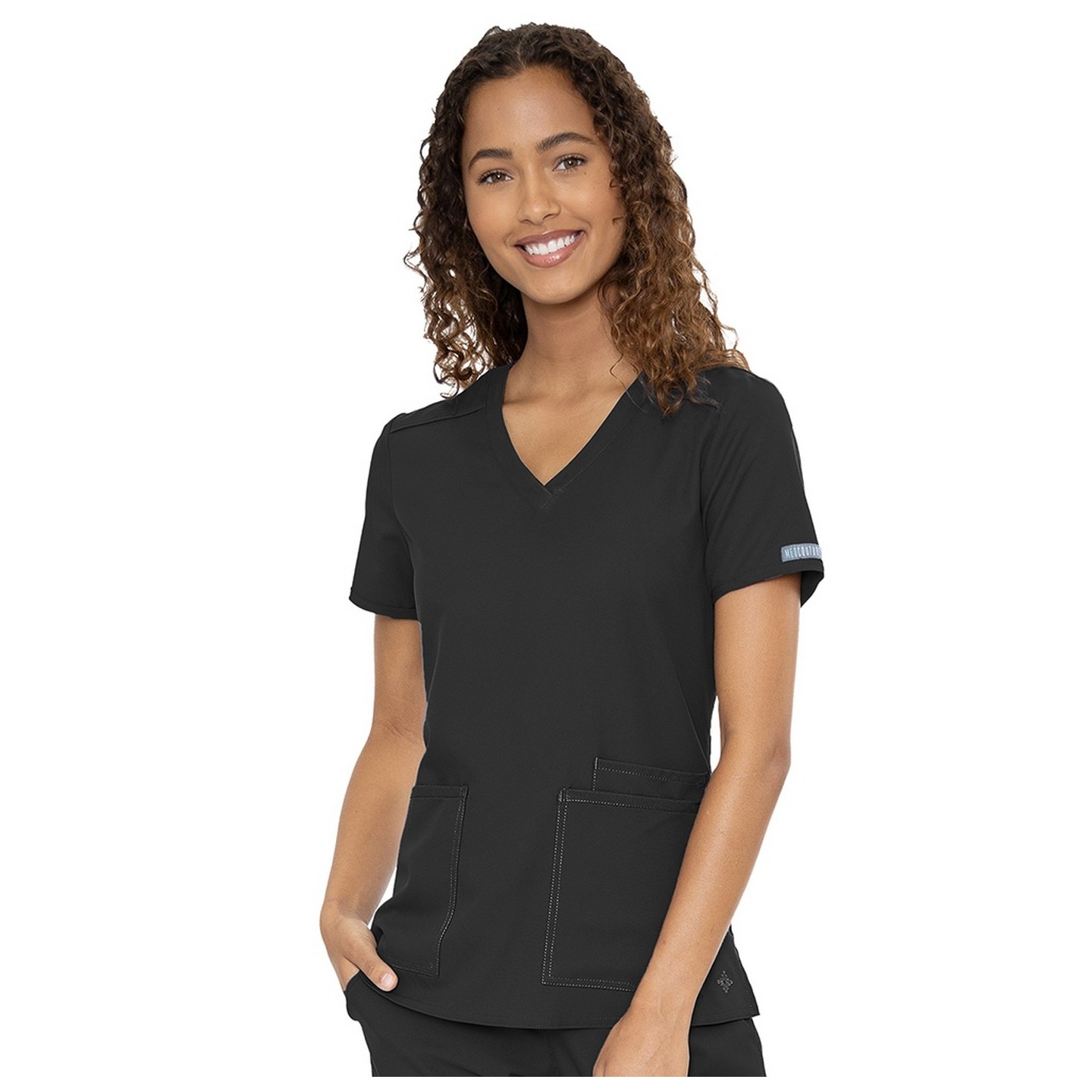 2411 Med Couture Insight 3 Pocket Scrub Top