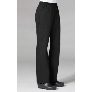 9016 Maevn CORE - Full Elastic Cargo Pant - Black