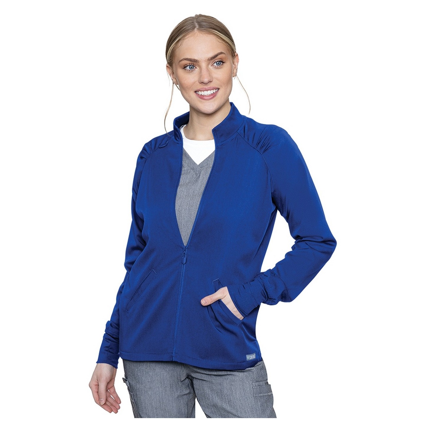 7663 Med Couture Performance Touch ZIP FRONT WARM UP
