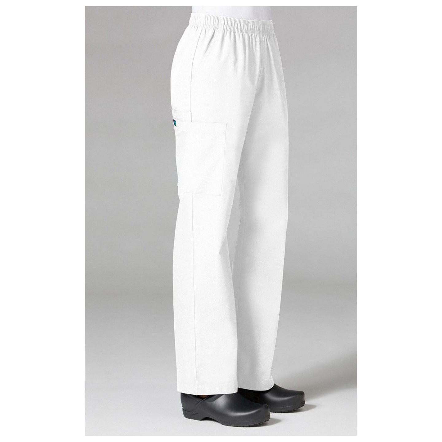 9016 Maevn CORE - Pantalon Cargo avec élastique - White