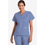 V-Neck Trois Pocket Dolman Sleeve MOBB Scrub Top - Ceil (CE)