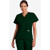 V-Neck Trois Pocket Dolman Sleeve MOBB Scrub Top - Spruce (SP)