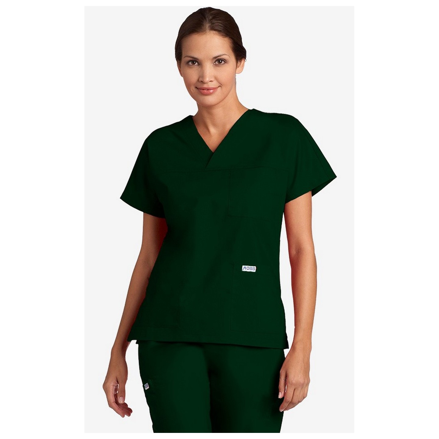 V-Neck Trois Pocket Dolman Sleeve MOBB Scrub Top - Spruce (SP)