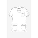 320T Dental Brigade MOBB Haut imprimé  à col-V