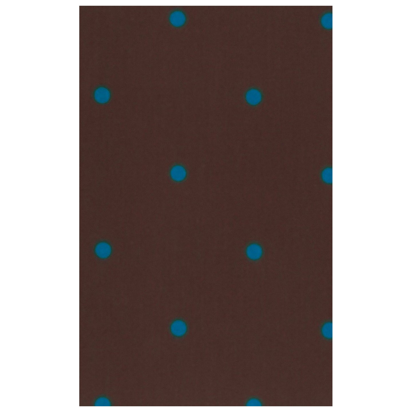 320T Brown Polka Dot MOBB V-Neck Print Scrub Top