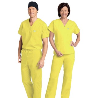*FINAL SALE 306/306 YELLOW MOBB Classic Scrub Set - Two Piece (Top & Pant)