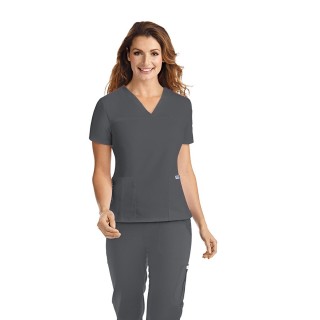 T3030 Le haut Rosey par Mobb mentalité élastique avec flex est un tissu 65% poly/32% rayonne/3% spandex