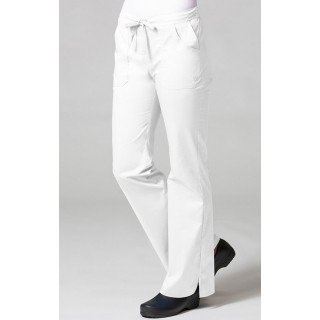 9102 Maevn Blossom - Mode multi Pocket Pantalon évasé - White/White