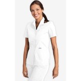 Haut avec boutons  à l’avant et collet par MOBB - White (WH)