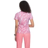 384PR koi Basics Leslie Haut Imprimé - Soft Pink All Over Marble