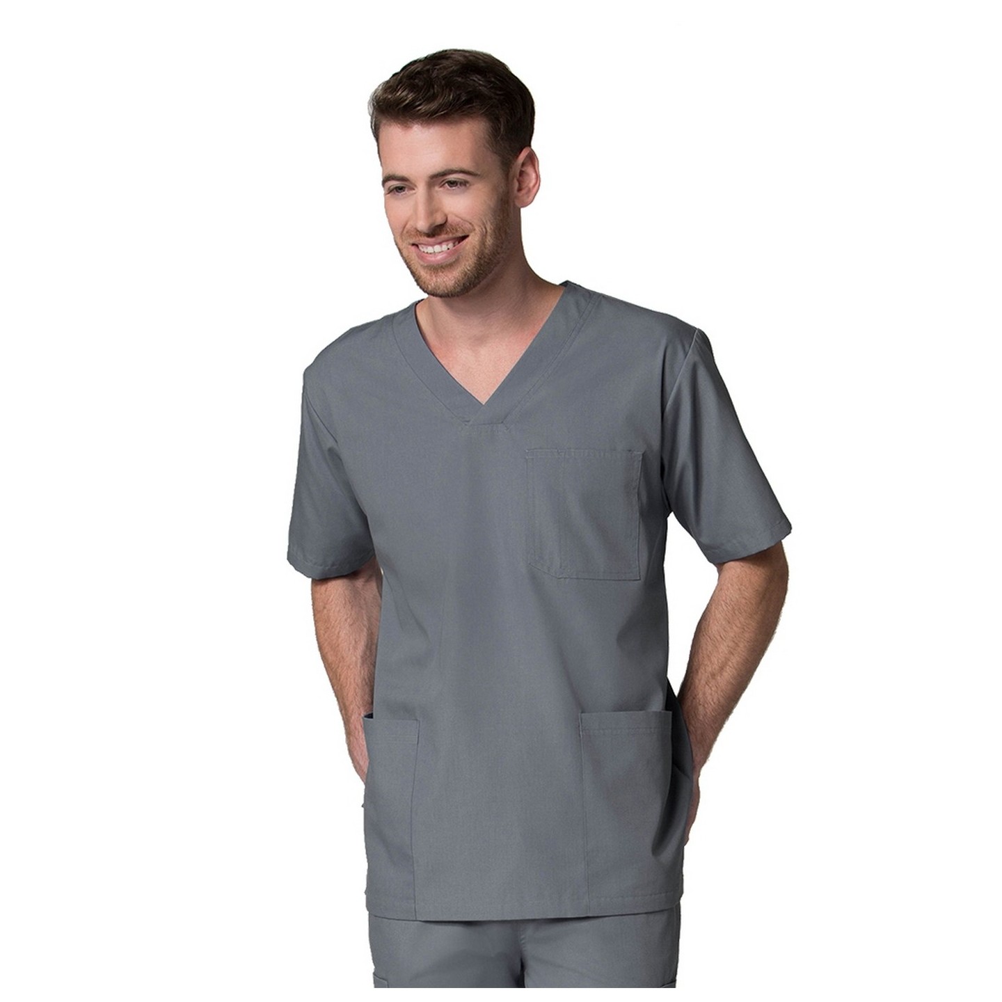 5206 - Red Panda - Men’s 3-Pocket V-Neck Top